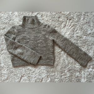 ZARA knit cropped turtleneck sweater, S